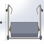 EDIC PTAC Cleaning Cradle height measurement.