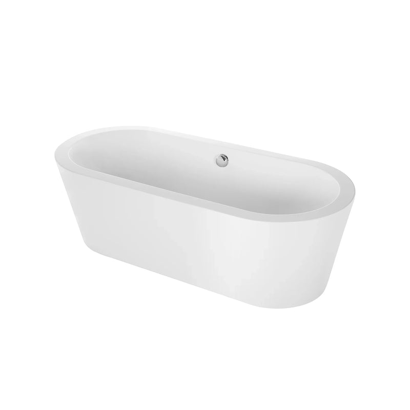Empava 59" Freestanding Soaking Tub with Center Drain | EMPV-59FT1505