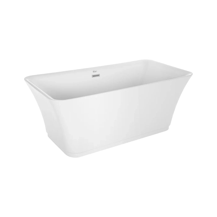 Empava 59" Freestanding Soaking Tub with Center Drain | EMPV-59FT1511