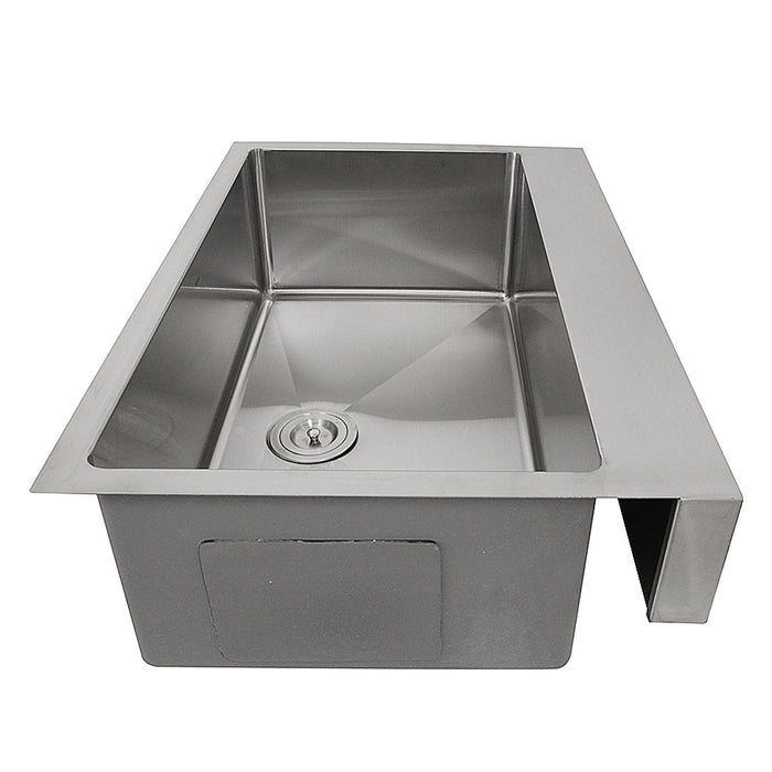 Nantucket Sinks EZApron30 Patented Design Stainless Steel Apron Sink