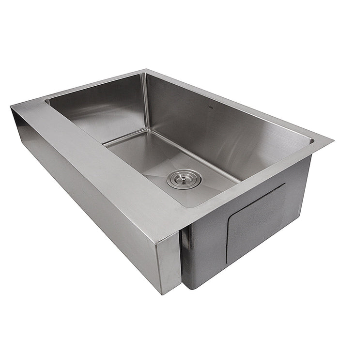 Nantucket Sinks EZApron30 Patented Design Stainless Steel Apron Sink