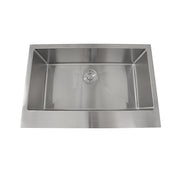 Nantucket Sinks Patented Design Pro Series Single Bowl Undermount Stainless Steel Kitchen Sink w/5.5" Apron Front (image 4)