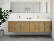 Elsa Wall Mounted Floating Bathroom Vanity with Reinforced Acrylic Sink (image 1)
