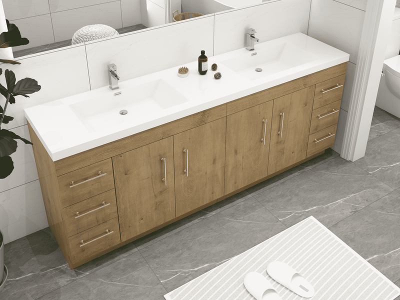 Elsa Freestanding Bathroom Vanity with Reinforced Acrylic Sink (image 2)
