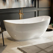 Empava 69" Freestanding Soaking Tub with Center Drain | EMPV-69FT1603 (image 1)