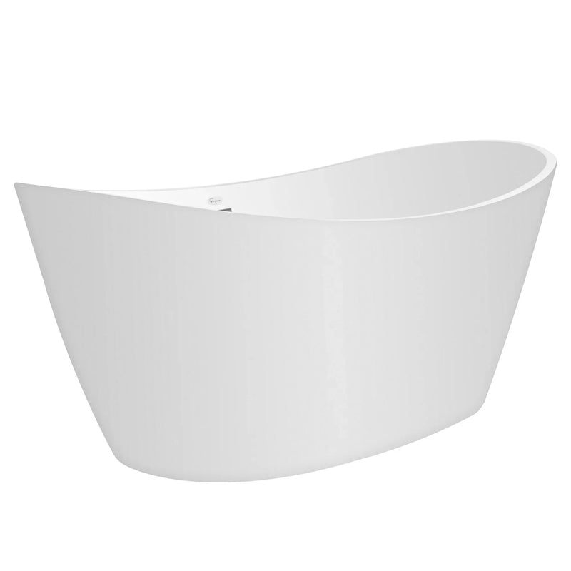 Empava 67" Freestanding Soaking LED Tub with Center Drain | EMPV-67FT1518LED (image 8)