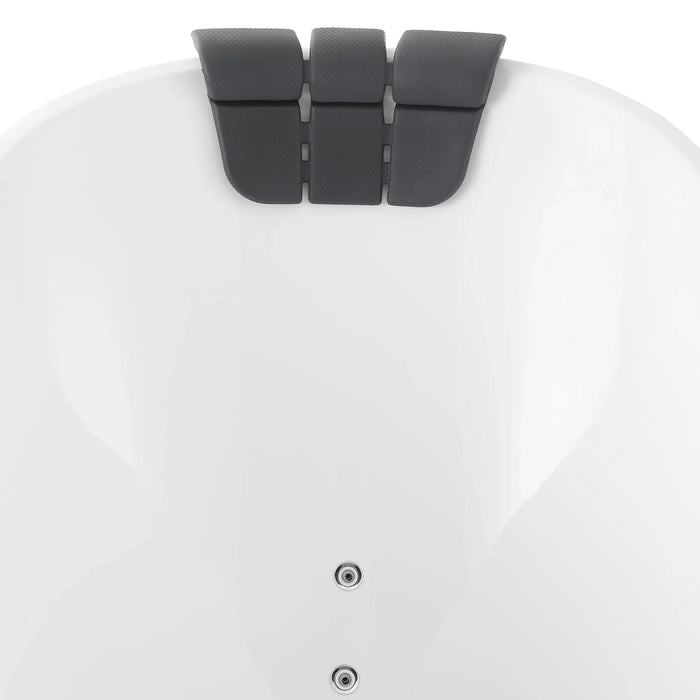 Empava 67" Freestanding Whirlpool Bathtub With Reversible Drain | EMPV-67AIS09