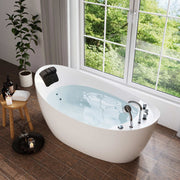 Empava 67" Freestanding Whirlpool Bathtub with Reversible Drain | EMPV-67AIS02 (image 3)