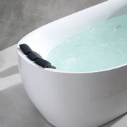 Empava 67" Freestanding Whirlpool Bathtub with Reversible Drain | EMPV-67AIS02 (image 7)