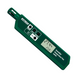 Extech 445580 Humidity and Temperature Pen front view dark green body digital display temperature humidity reading.