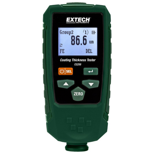 Extech CG206 close up front view on white background.