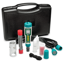 Extech DO600 K Waterproof ExStik II Dissolved Oxygen Kit complete kit with meter probes and accessories.