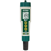 Extech DO600 Waterproof ExStik II Dissolved Oxygen Meter front view digital screen green buttons.