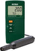 Extech EC210 Compact Conductivity TDS Meter front view digital display with probe.