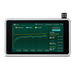 Extech RH550 Humidity Temperature Chart Recorder front view touchscreen with temperature humidity graph.