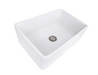Nantucket sinks FCFS3020-FL 30-inch farmhouse fireclay sink with white finish