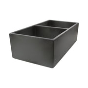 Nantucket Sinks FCFS3318D Double Bowl Farmhouse Fireclay Sink (image 2)