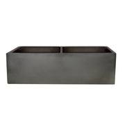 Nantucket Sinks FCFS3318D Double Bowl Farmhouse Fireclay Sink (image 3)