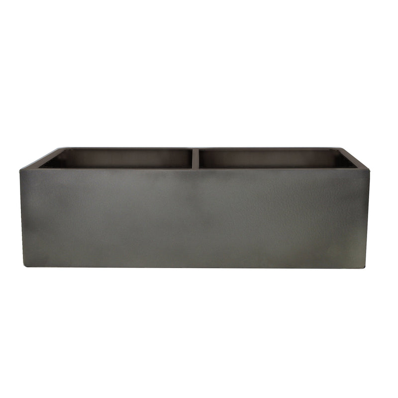 Nantucket Sinks FCFS3318D Double Bowl Farmhouse Fireclay Sink (image 3)