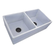 Nantucket Sinks FCFS3318D Double Bowl Farmhouse Fireclay Sink - Parent