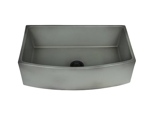 Nantucket Sinks FCFS3320CA 33 Inch Farmhouse Sink with Curved Apron - Parent