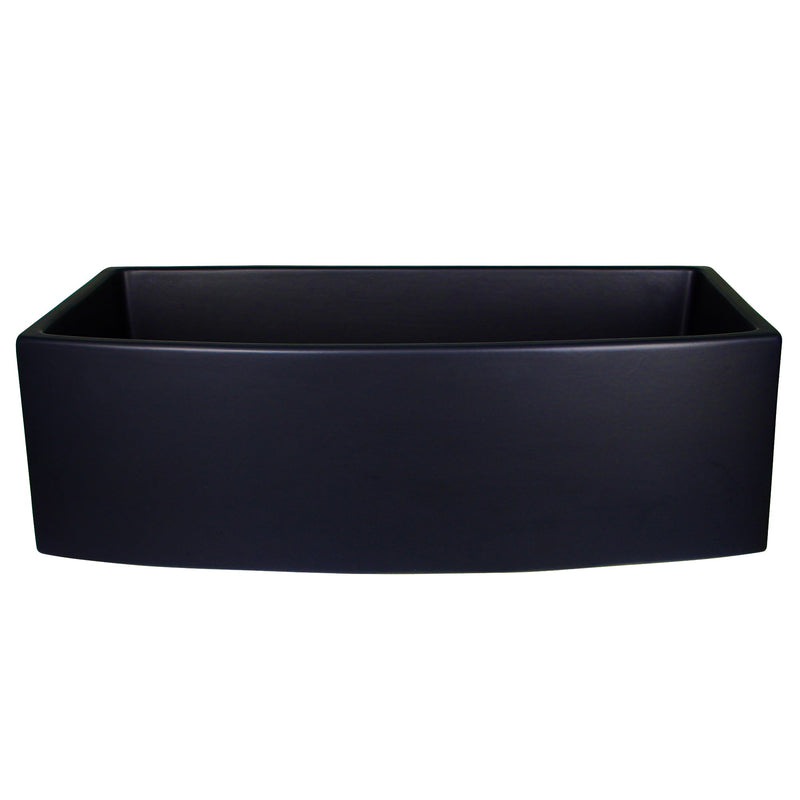 Nantucket Sinks FCFS3320CA 33" Farmhouse Sink with Curved Apron (image 3)