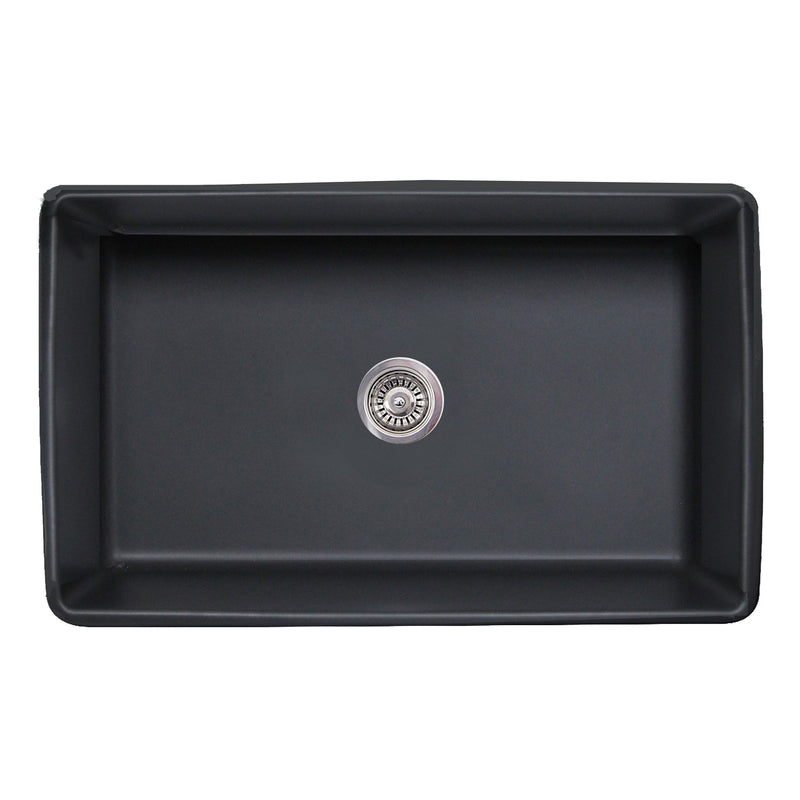 Nantucket Sinks FCFS3320S 33" Farmhouse Fireclay Sink (image 3)