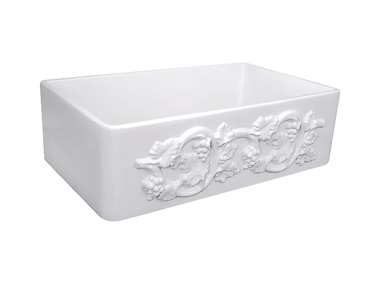 Nantucket Sinks FCFS3320S 33" Farmhouse Fireclay Sink