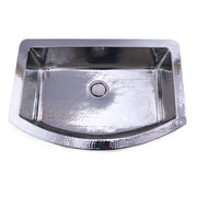 Nantucket Sinks FSSH3322 33" Hammered Farmhouse Sink (image 2)