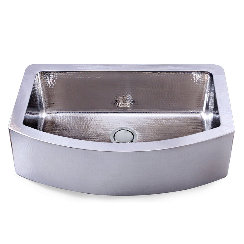 Nantucket Sinks FSSH3322 33" Hammered Farmhouse Sink (image 3)