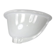 Nantucket Sinks GB-13x10-W Glazed Bottom 13" X 10" Undermount Ceramic Sink (image 2)