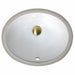 Nantucket Sinks GB-13x10-W Glazed Bottom 13 Inch X 10 Inch Undermount Ceramic Sink