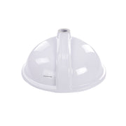 Nantucket Sinks GB-15x12-W 15" x 15" Glazed Bottom Undermount Oval Ceramic Sink In White (image 2)
