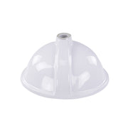 Nantucket Sinks GB-17x17-W 17" x 14" Glazed Bottom Undermount Oval Ceramic Sink In White (image 2)