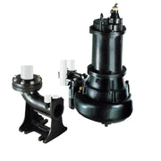 GPT Sewage Wastewater Pump black industrial design side view.