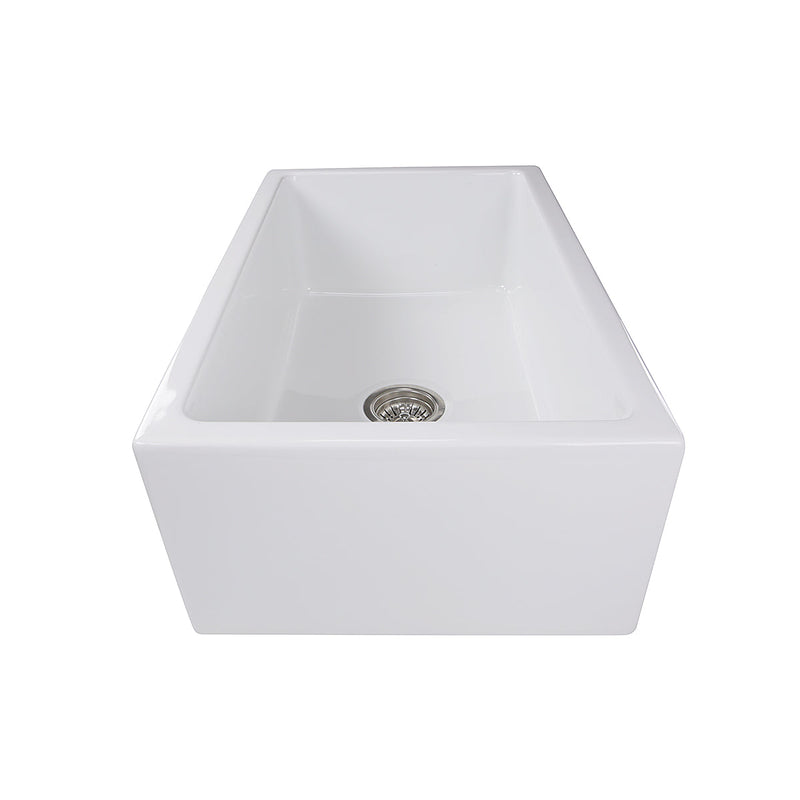 Nantucket Sinks Hyannis-30 30" Farmhouse Italian Fireclay Sink (image 3)