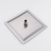 Amelia Brushed Nickel Shower Set w/ 10" Square Rain Shower, Handheld, and Tub Filler (image 6)