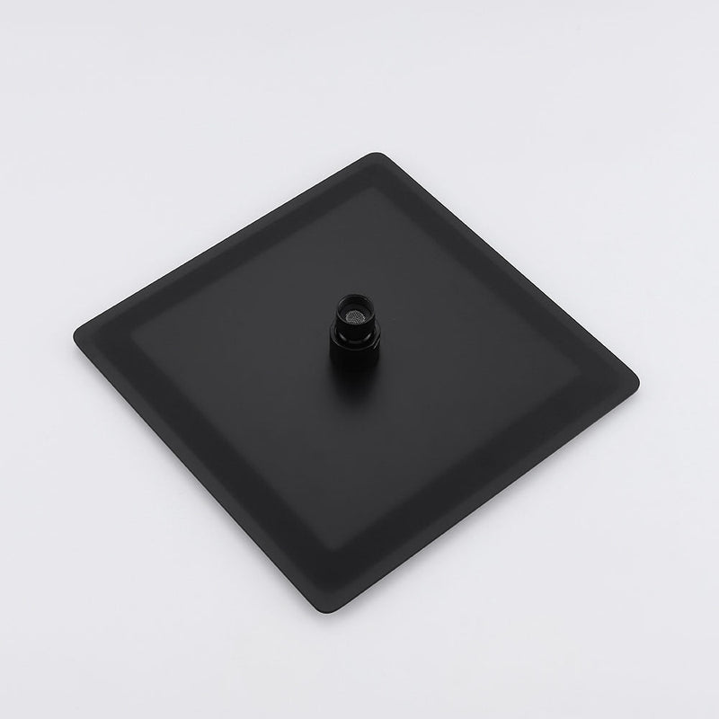Amelia Black Shower Set w/ 10" Square Rain Shower and Handheld (image 4)