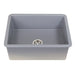 Nantucket Sinks ISFC24GR Island Collection 24" Single Bowl Dualmount Sink - Parent