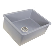 Nantucket Sinks ISFC24GR Island Collection 24" Single Bowl Dualmount Sink (image 2)