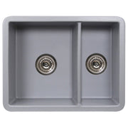 Nantucket Sinks ISFC24x18 Island Collection 24" Double Bowl Dualmount Sink (image 1)