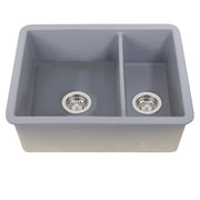 Nantucket Sinks ISFC24x18 Island Collection 24" Double Bowl Dualmount Sink (image 2)