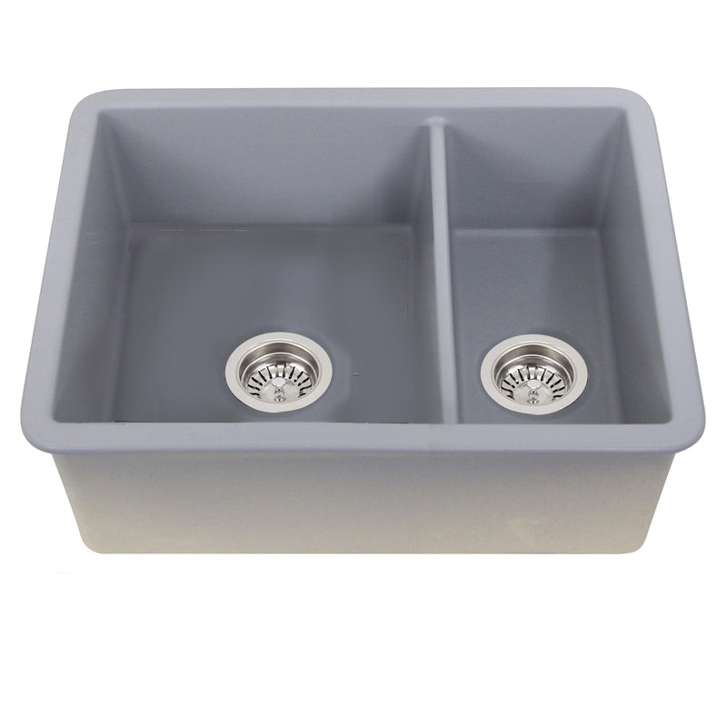 Nantucket Sinks ISFC24x18 Island Collection 24" Double Bowl Dualmount Sink (image 2)