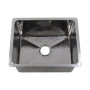 Nantucket Sinks KSSH2318-12 23" Hammered Rectangle Kitchen/Laundry Sink (image 2)
