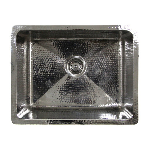 Nantucket Sinks KSSH2318-12 23 Inch Hammered Rectangle Kitchen/Laundry Sink