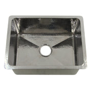 Nantucket Sinks KSSH2318-9 23" Hammered Rectangle Kitchen/Laundry Sink (image 3)