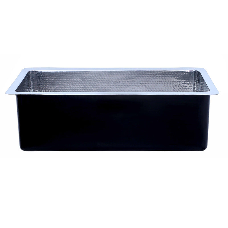 Nantucket Sinks KSSH3219-10 32" Hammered Dualmount Sink (image 3)