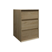 Max 20" Coffee Wood Side Cabinet - Medicine Cabinet for Bathroom Vanity - Better Vanity