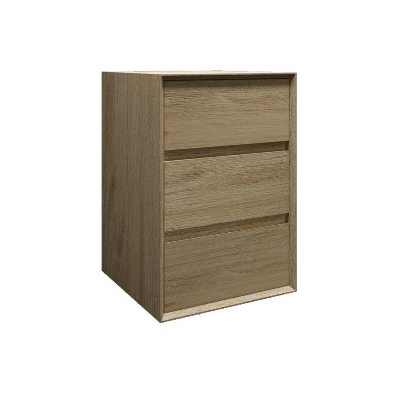 Max 20" Coffee Wood Side Cabinet - Medicine Cabinet for Bathroom Vanity - Better Vanity