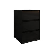 Max 20" Gloss Black Side Cabinet - Medicine Cabinet for Bathroom Vanity - Better Vanity